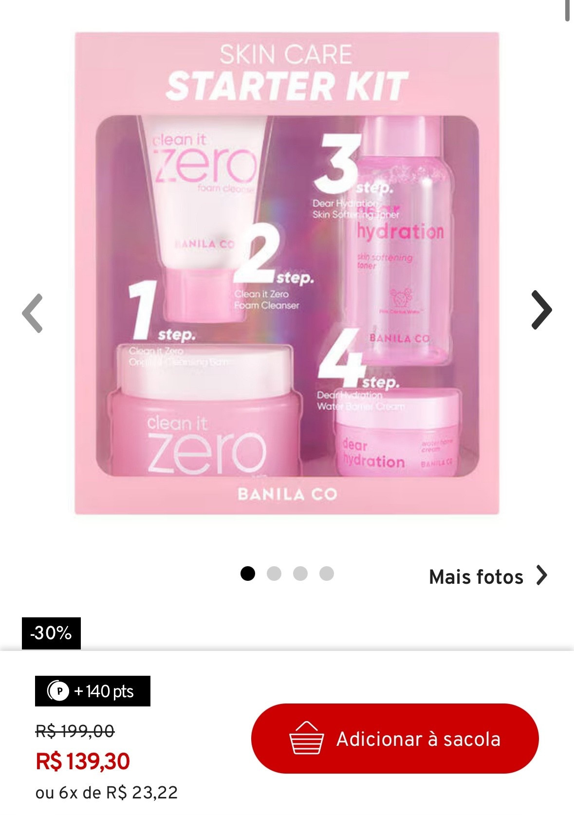 Em oferta na sephora kit banila !! 

#LTKbrasil #LTKbeleza #LTKpromo