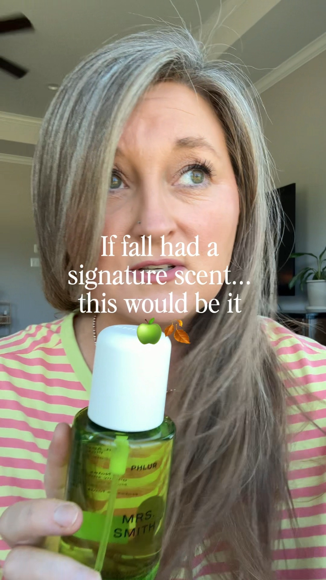 🍏 PHLUR Mrs. Smith Hair & Body Mist Fall’s must-have scent! This crisp, refreshing fragrance blends Granny Smith apple, pear, and apple blossom for the perfect autumn vibe. Wear it as a hair mist, body mist, or both for an all-day fresh and cozy scent. Lightweight yet long-lasting ideal for everyday fall wear.
✅ Unisex, fresh, and fall-ready
✅ Perfect gift for fragrance lovers
✅ New launch from PHLUR fragrances
📌 Shop it now and smell like fall all season long!
#PhlurPerfume #MrsSmithPhlur #FallPerfume #FreshFallScent #FragranceLovers

#LTKBeauty #LTKStyleTip #LTKFindsUnder50