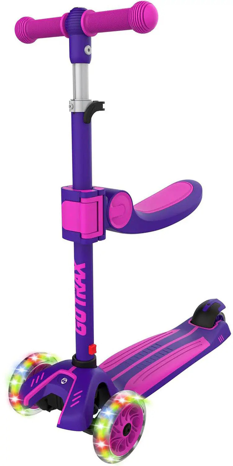 GoTrax - LS1 Pro 3-Wheel Kick Scooter - Purple | Best Buy U.S.