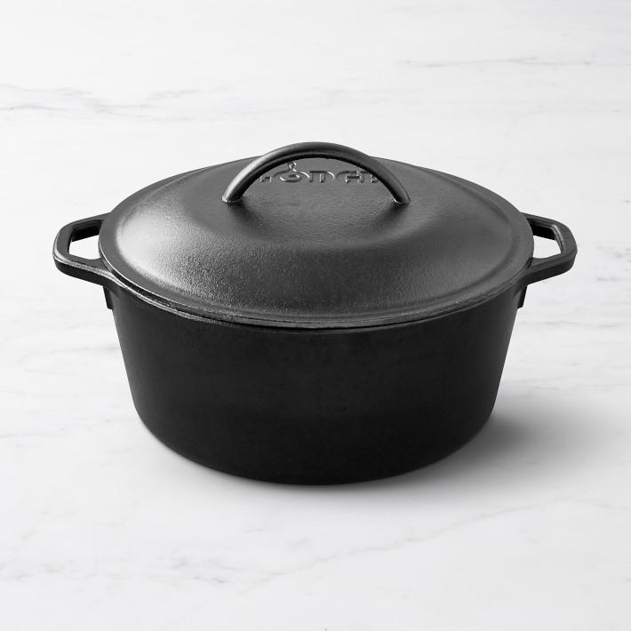 Lodge Seasoned Cast Iron Dutch Oven | Williams-Sonoma