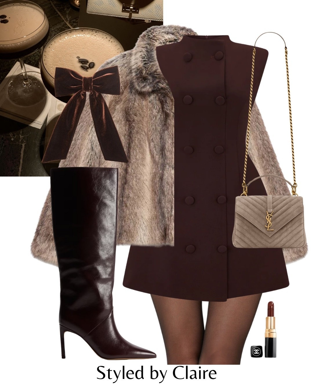 NEW YEARS EVE INSPO❤️‍🔥
Tags: odd muse fig sleeveless mini dress shoulder pads button detail faux leather knee high boots H&M suede ysl bag velvet bow calzedonia tights fashion winter partywear Inspo outfit ideas chic Christmas night out party festive 

#LTKstyletip #LTKpartywear #LTKdresses