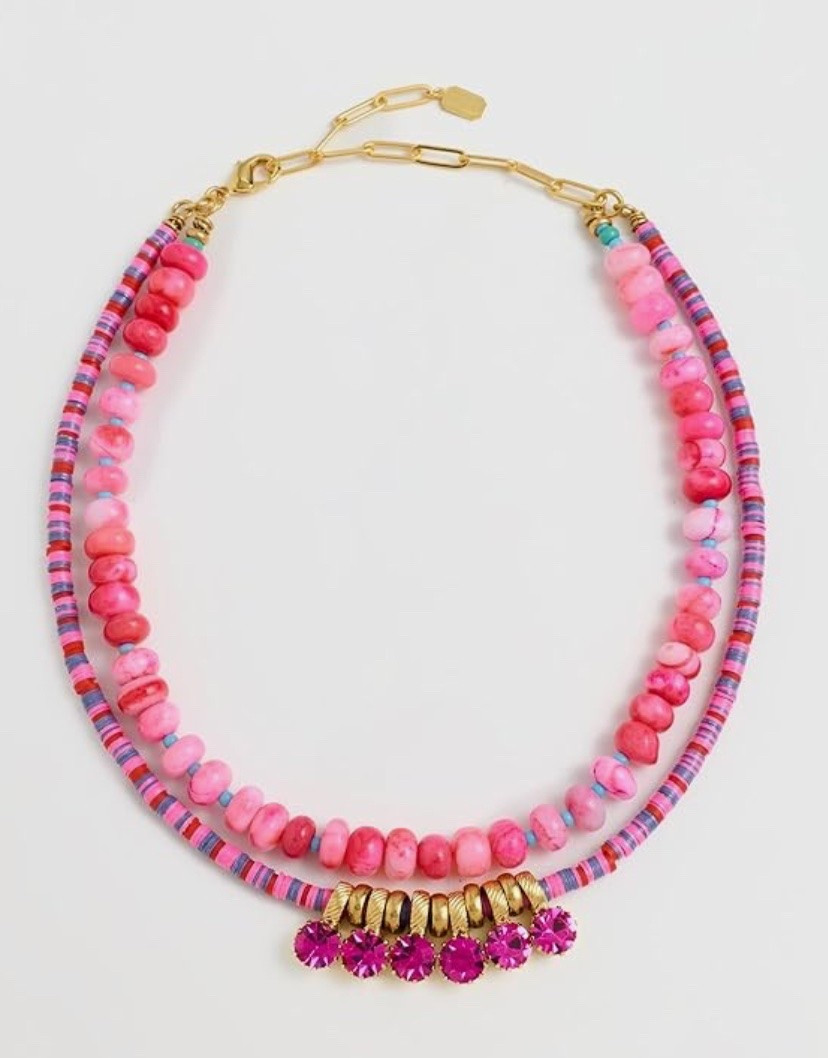 Elizabeth Cole Women's Pinklora Necklace