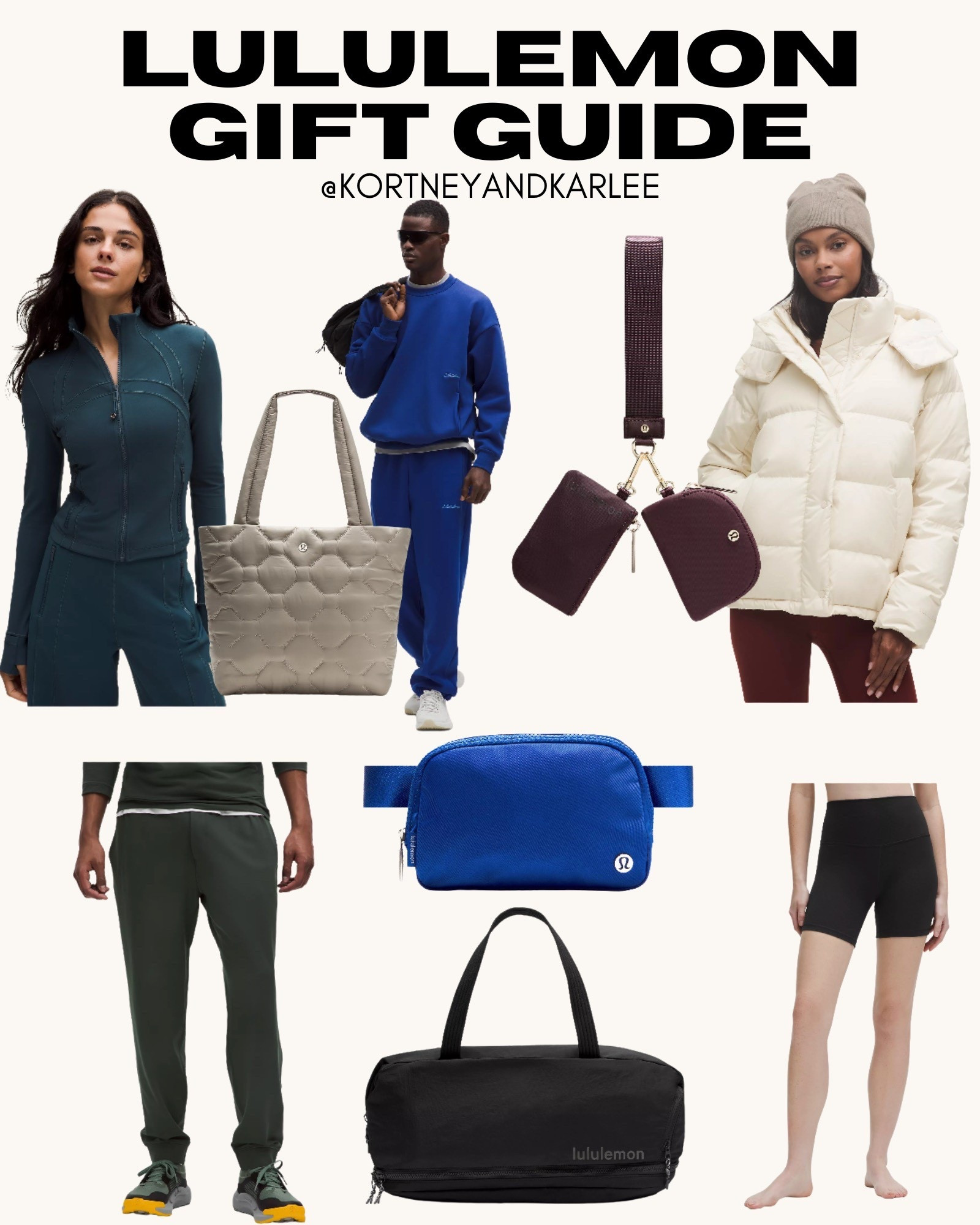 Lululemon Gift Guide!

Kortney and Karlee | #kortneyandkarlee #LTKfindsunder50 #LTKfindsunder100 #LTKtravel 