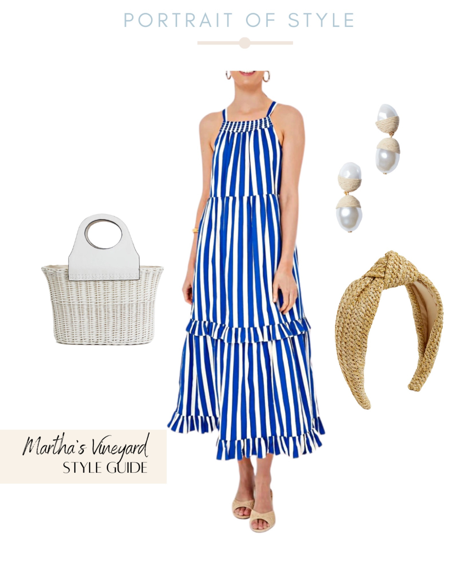 Martha’s Vineyard inspired look for your next summer New England getaway!

#tuckernuck #stripeddress #summerdress #summerdresses #marthavineyard #marthasvineyard #newengland #whitebag #summerbags #pearlearrings #headband

#LTKitbag #LTKstyletip #LTKtravel