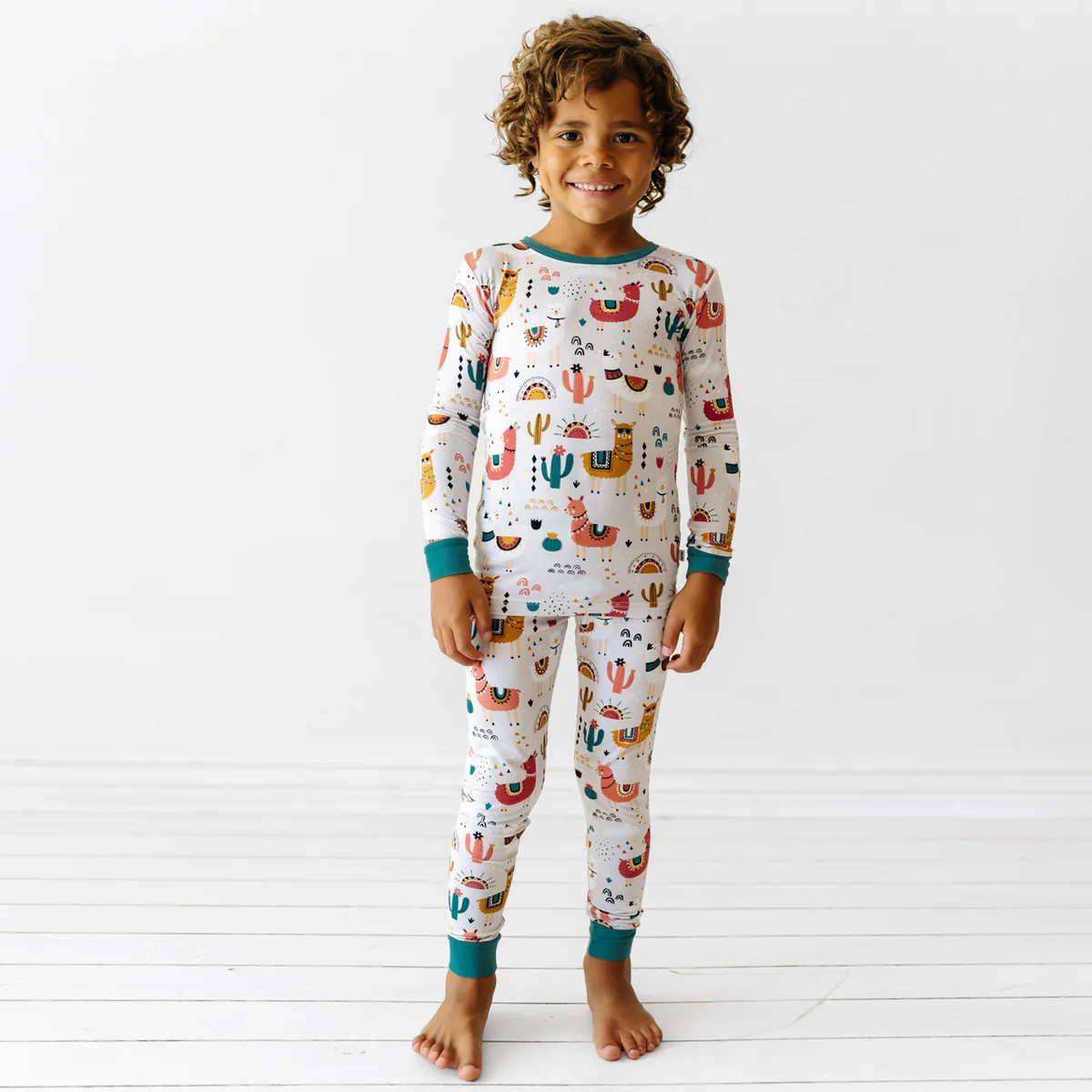 Llama Love Two-Piece Pajama Set | Little Sleepies