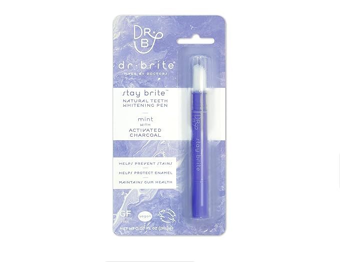 Dr. Brite Stay Brite Teeth Whitening Pen with Mint and Activated Coconut Charcoal (0.07 Fl Oz) | Amazon (US)