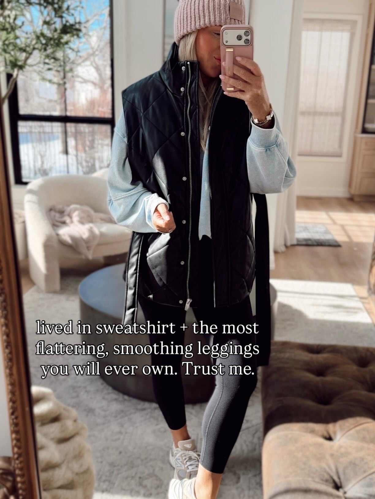 My fave workout leggings and these acid washed sweatshirts are 25% off today! Lots of great colors/ Lana got pink! Wearing smalls. Vest is another must! 🤍
Spanx use: LILLIEXSPANX 

Vest. Leggings. Sale. Casual. Workout. 



#LTKfitnessgoals #LTKootd #LTKActive