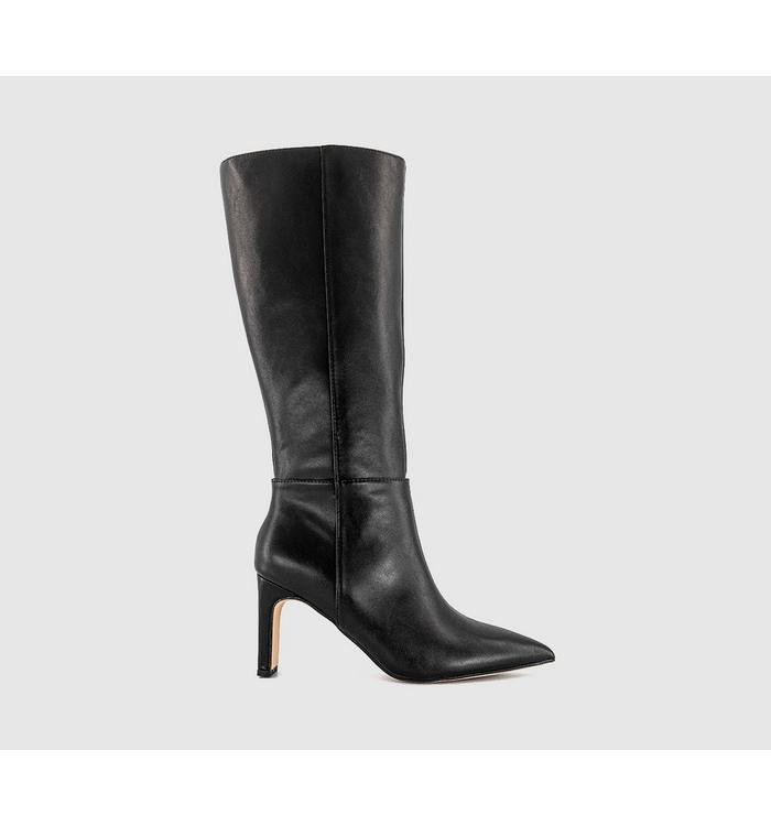Kadell Pointed Toe Knee High Boots | Office Shoes (UK)