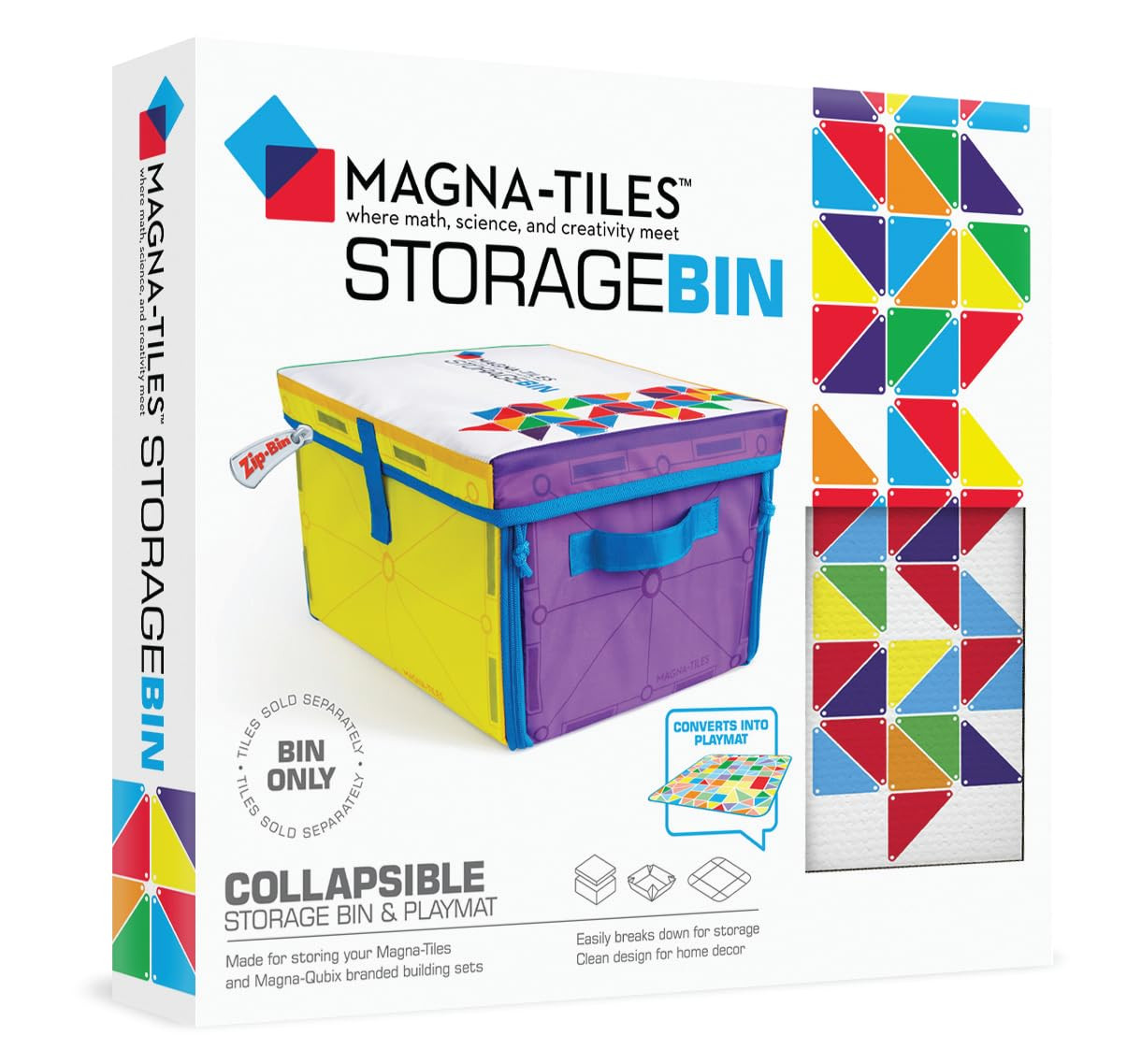 MAGNA-TILES Storage Bin & Interactive Play-Mat, The ORIGINAL Magnetic Building Brand | Amazon (US)