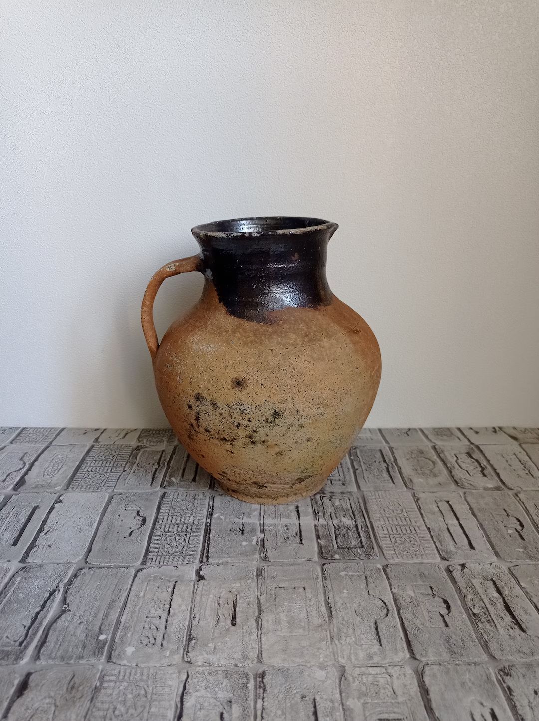 Old vintage clay pot, Wabi Sabi vessel, Vintage clay vase, Rustic folk pot, Antique clay vessel, ... | Etsy (US)