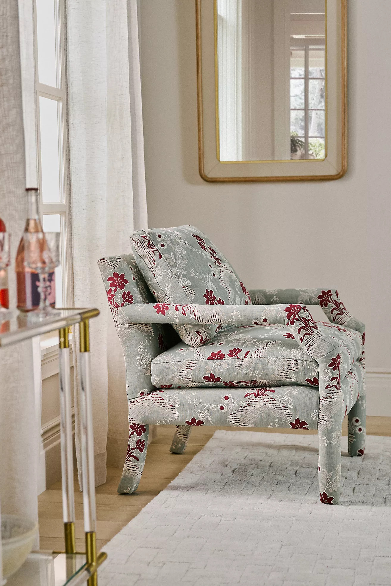 Delaney Dasha Jacquard Accent Chair | Anthropologie (US)