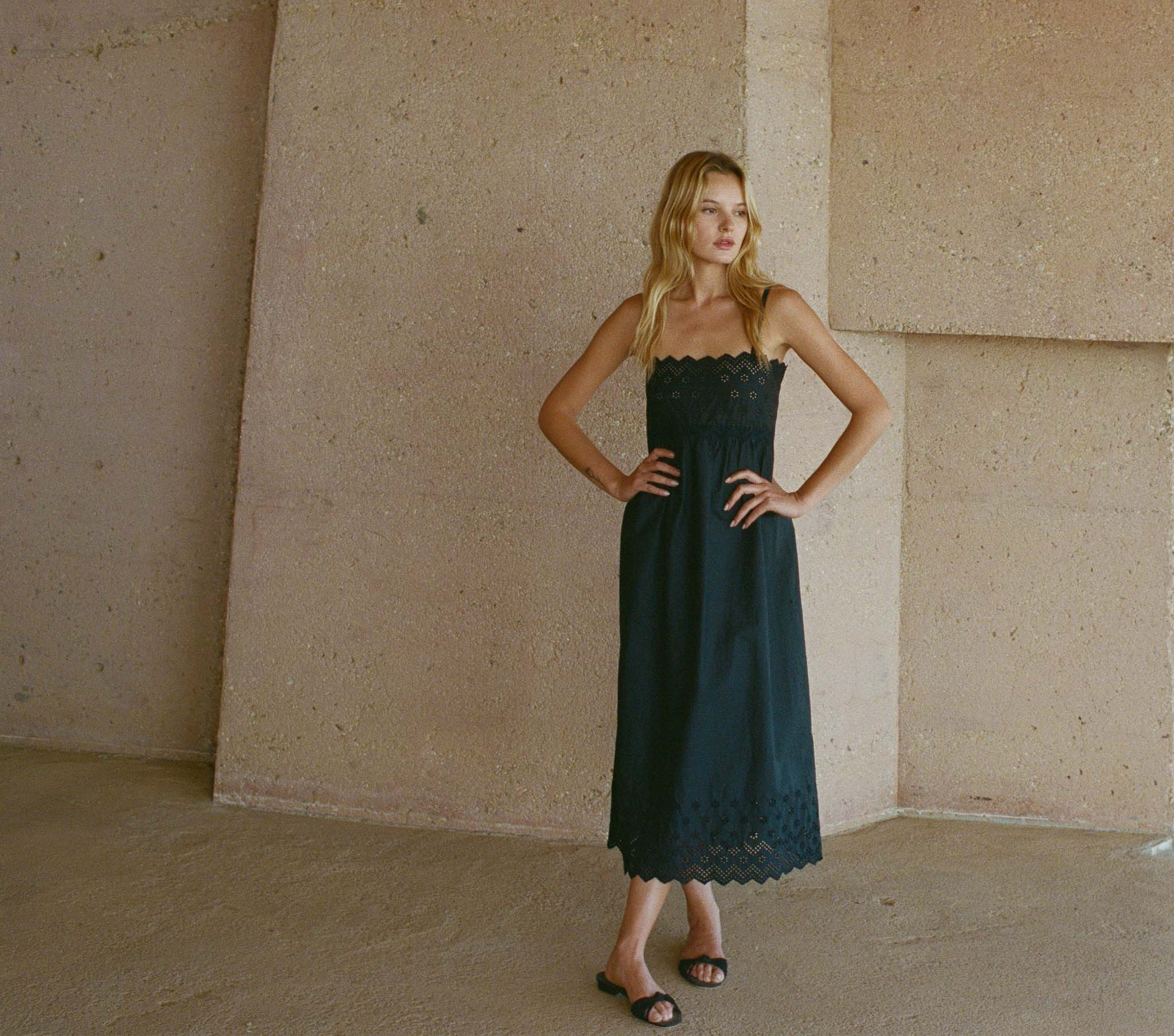 LUCINDA DRESS -- BLACK | DOEN