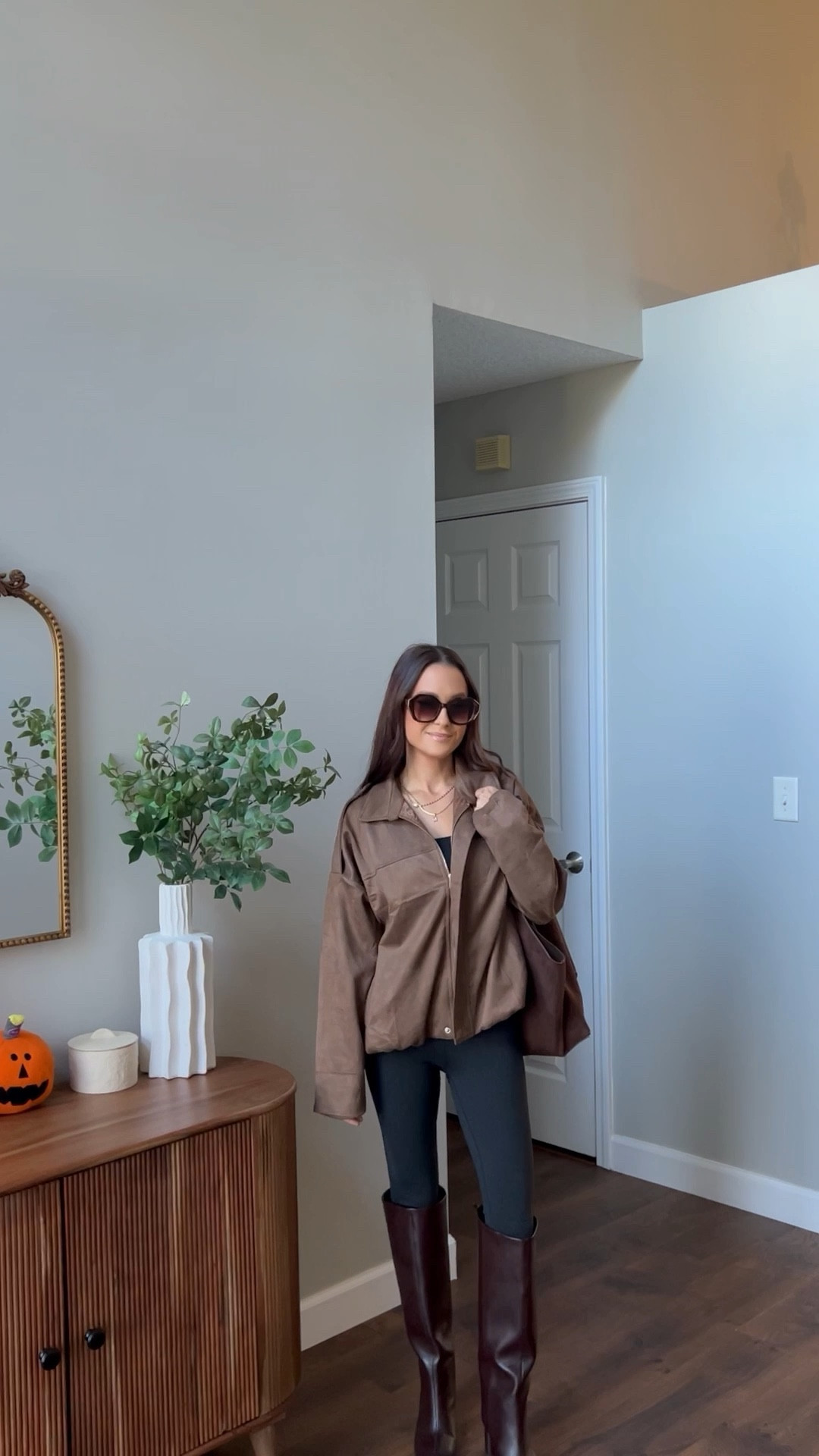 Fall outfit inspo with a stunning suede jacket from @amazon 👏 

#LTKFindsUnder50 #LTKStyleTip #LTKPetite