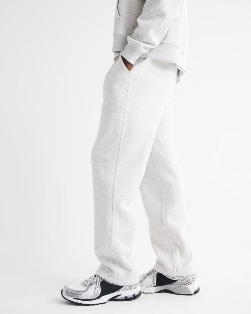 Essential Straight Open-Hem Sweatpant | Abercrombie & Fitch (US)