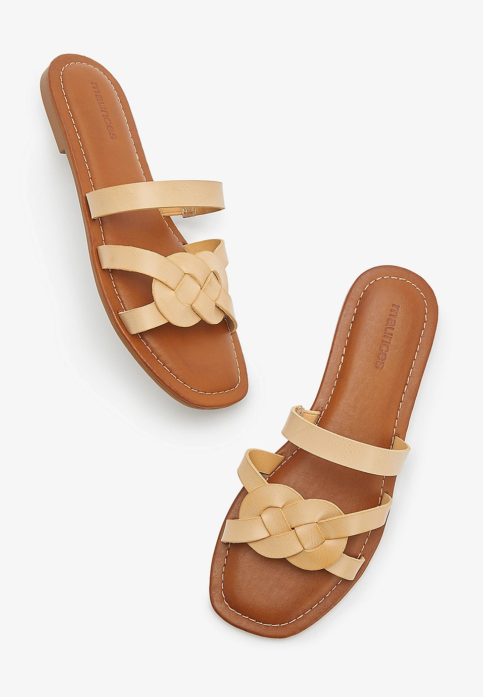 Heather Braided Strap Sandal | Maurices