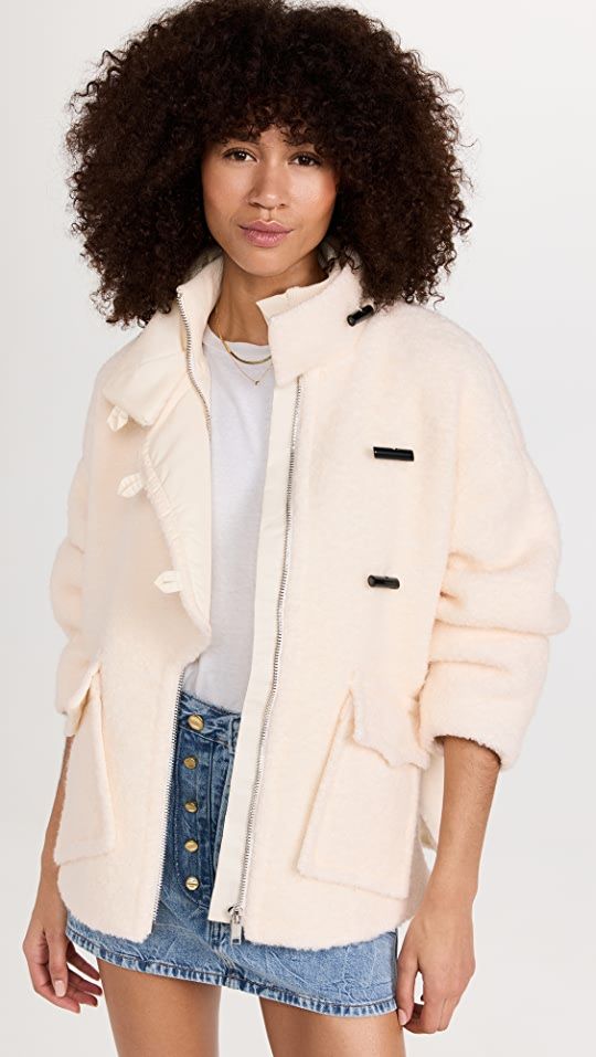 GANNI Boucle Wool Drop Shoulder Jacket | SHOPBOP | Shopbop