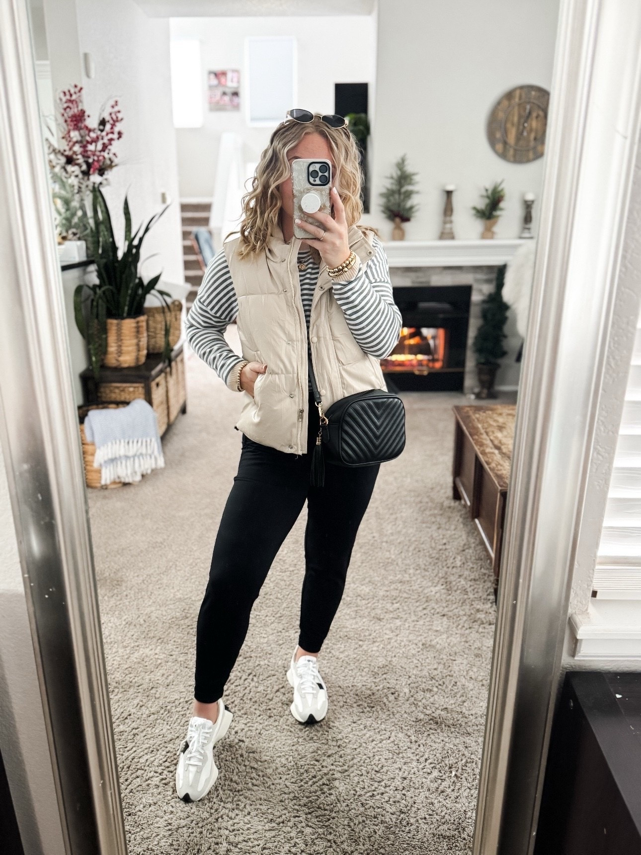 Winter outfit idea from amazon — striped long sleeve top, faux leather puffer vest, joggers, black crossbody and new balance sneakers 







Winter outfit
Winter fashion
Amazon winter outfits
Trending winter fashion 
 casual winter outfits | winter fashion | size 4-6 | cold weather outfits | winter outfit ideas | layering outfit for the cold| winter fashion 2025 | outfit inspo | outfit ideas | winter outfits amazon  | casual outfit Ideas  | Outfits | Amazon Casual Outfit | Cute casual outfits | Preppy Outfit 


#LTKPetite #LTKootd #LTKFindsUnder50