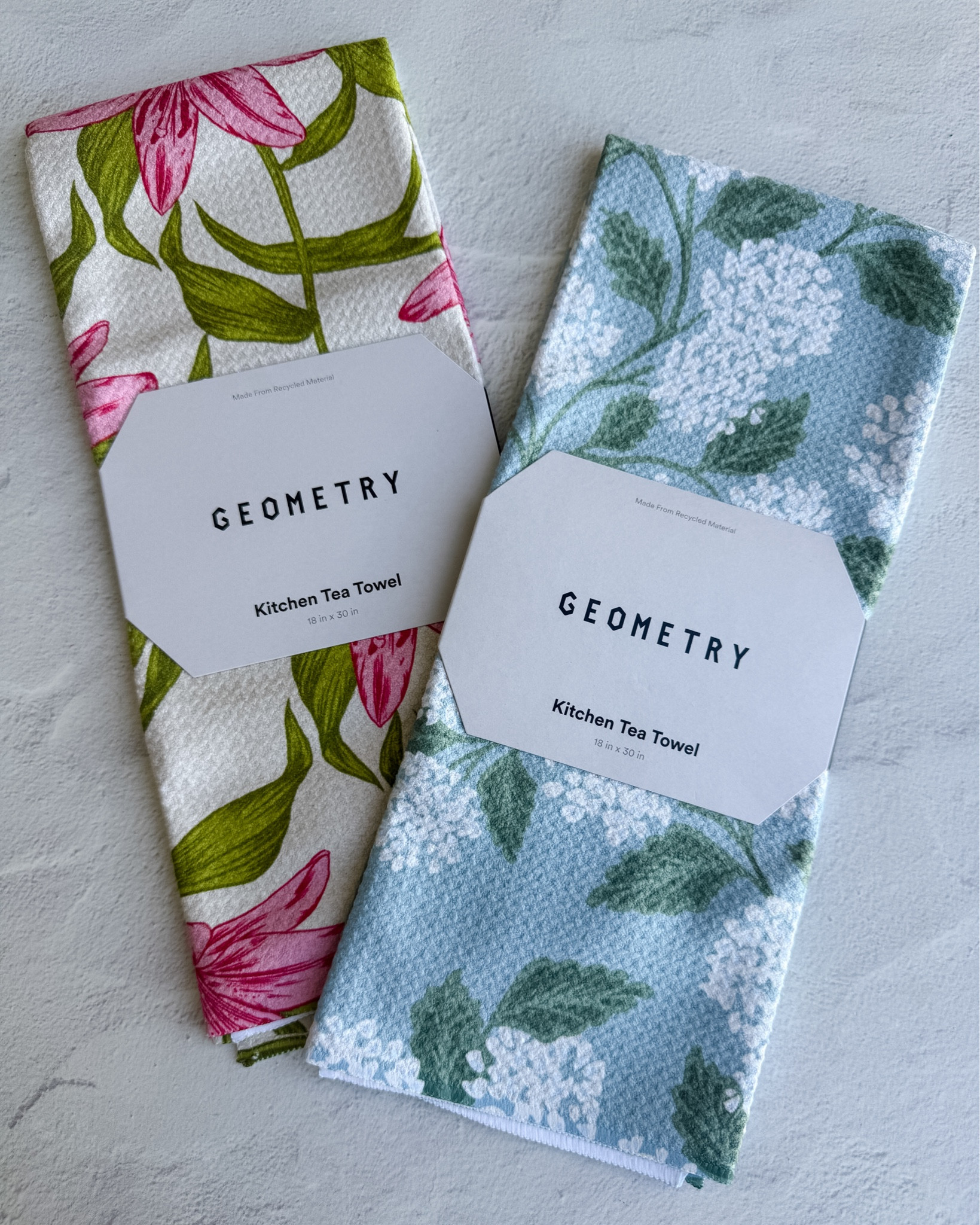 Geometry Kitchen Tea Towel Lily and Hydrangea tightly-woven Geoweave™ fabric that is ultra-absorbent, quick-drying and never wrinkles

#LTKdayinmylife #LTKSeasonal #LTKHome