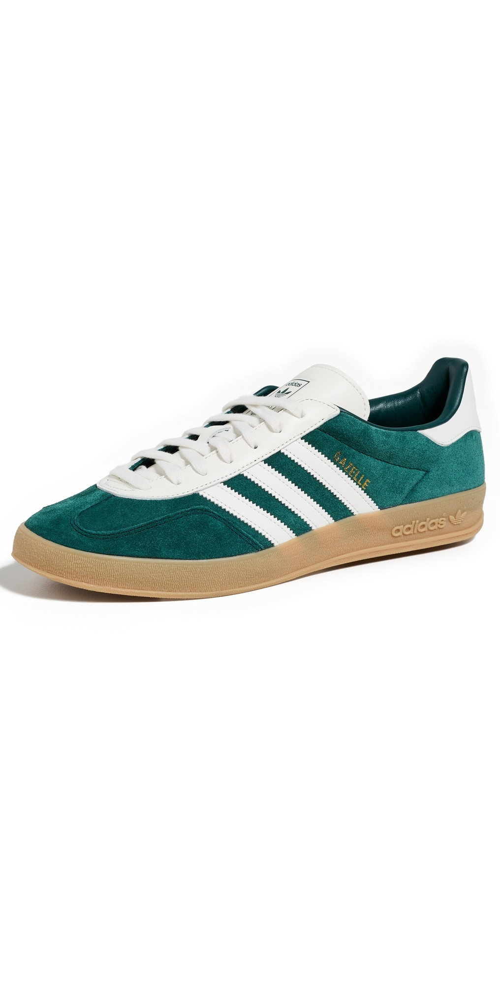 adidas Gazelle Indoor Sneakers Aurora Ivy/Core White/Gum 3 12 | Shopbop