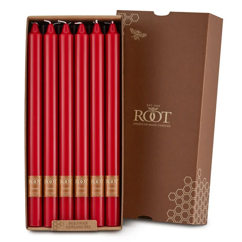 Root Candles Unscented Taper Candle (Set of 12) | Wayfair North America