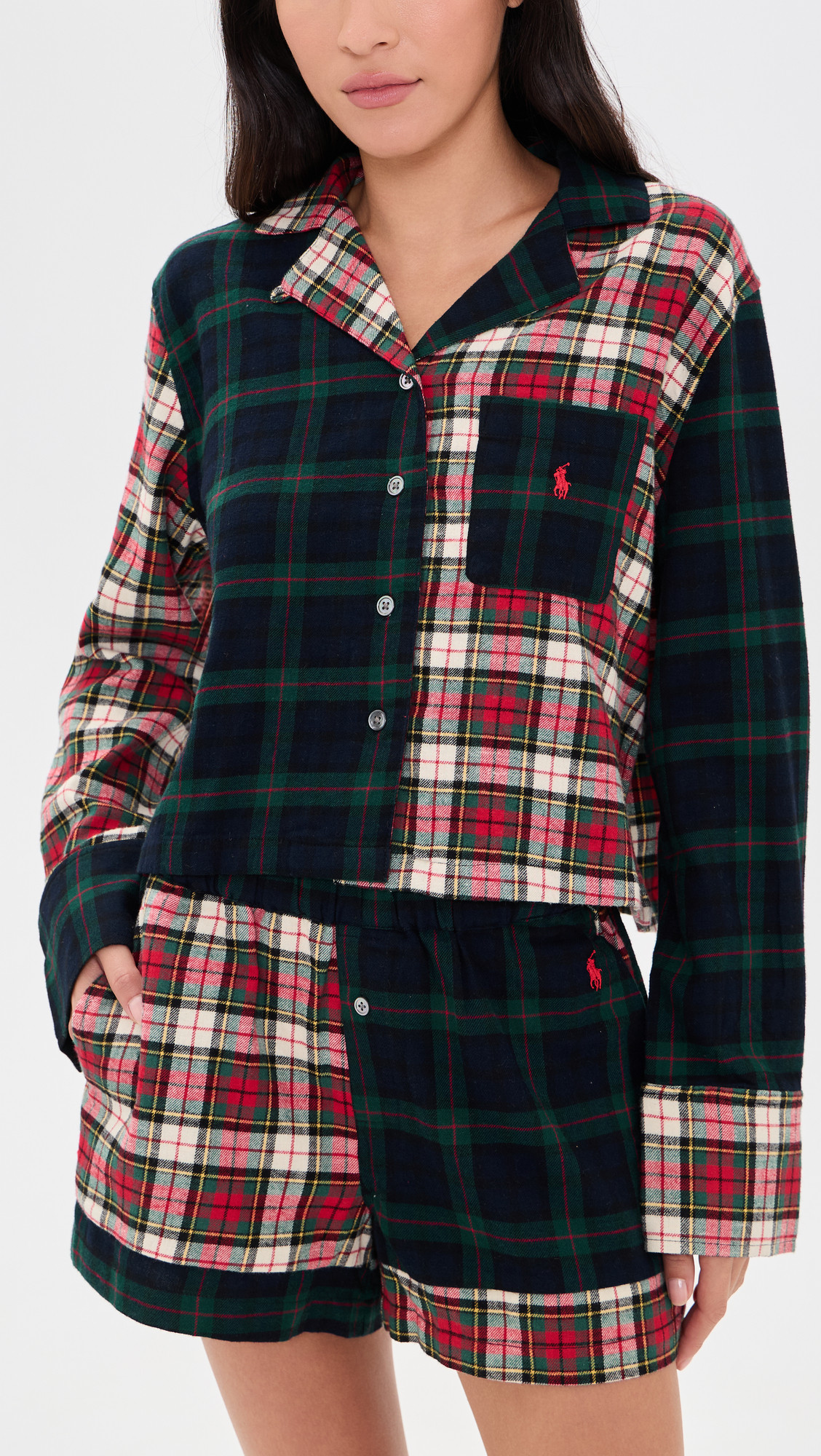 Polo Ralph Lauren Boxer Pajama Set Blk Watchxdshpl S | Shopbop