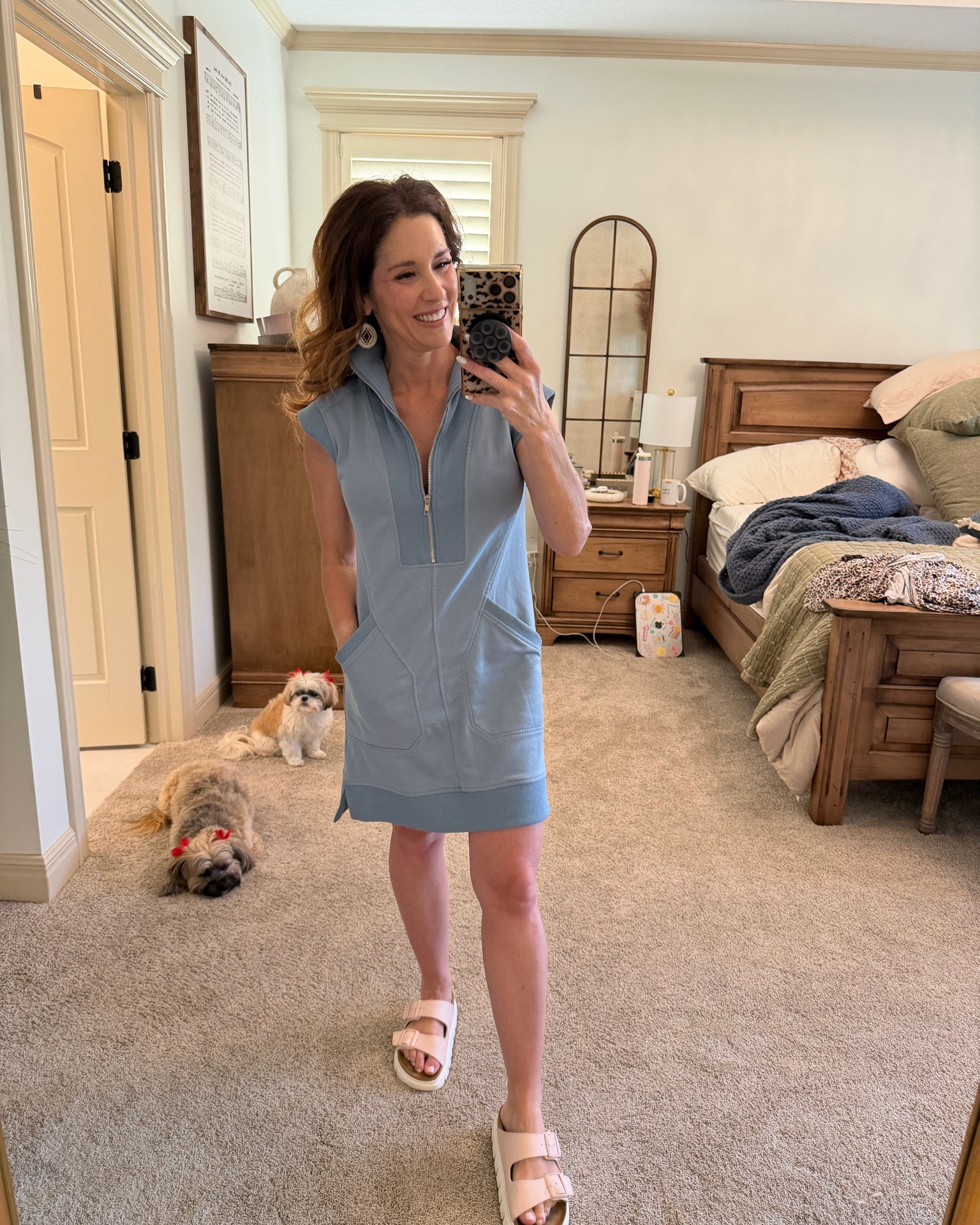Love this casual everyday dress 🤍

#LTKootd #LTKPetite #LTKOver40