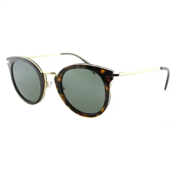 Celine Round CL 41373 Lea ANT 85 Women Havana Gold Frame Green Lens Sunglasses | Bed Bath & Beyond