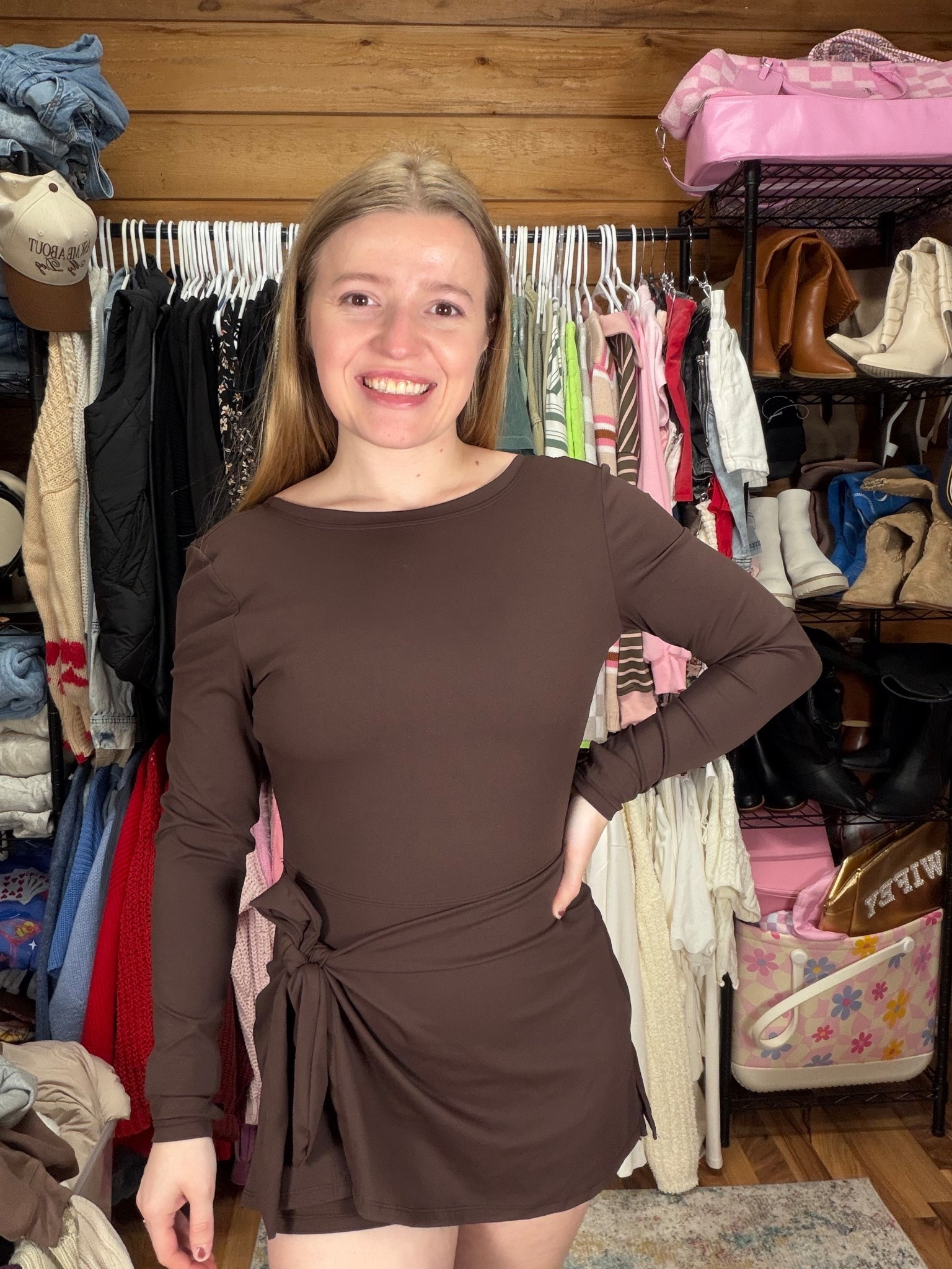 The comfiest athletic wrap dress! 

#LTKGiftGuide #LTKfitnessgoals #LTKCyberWeek