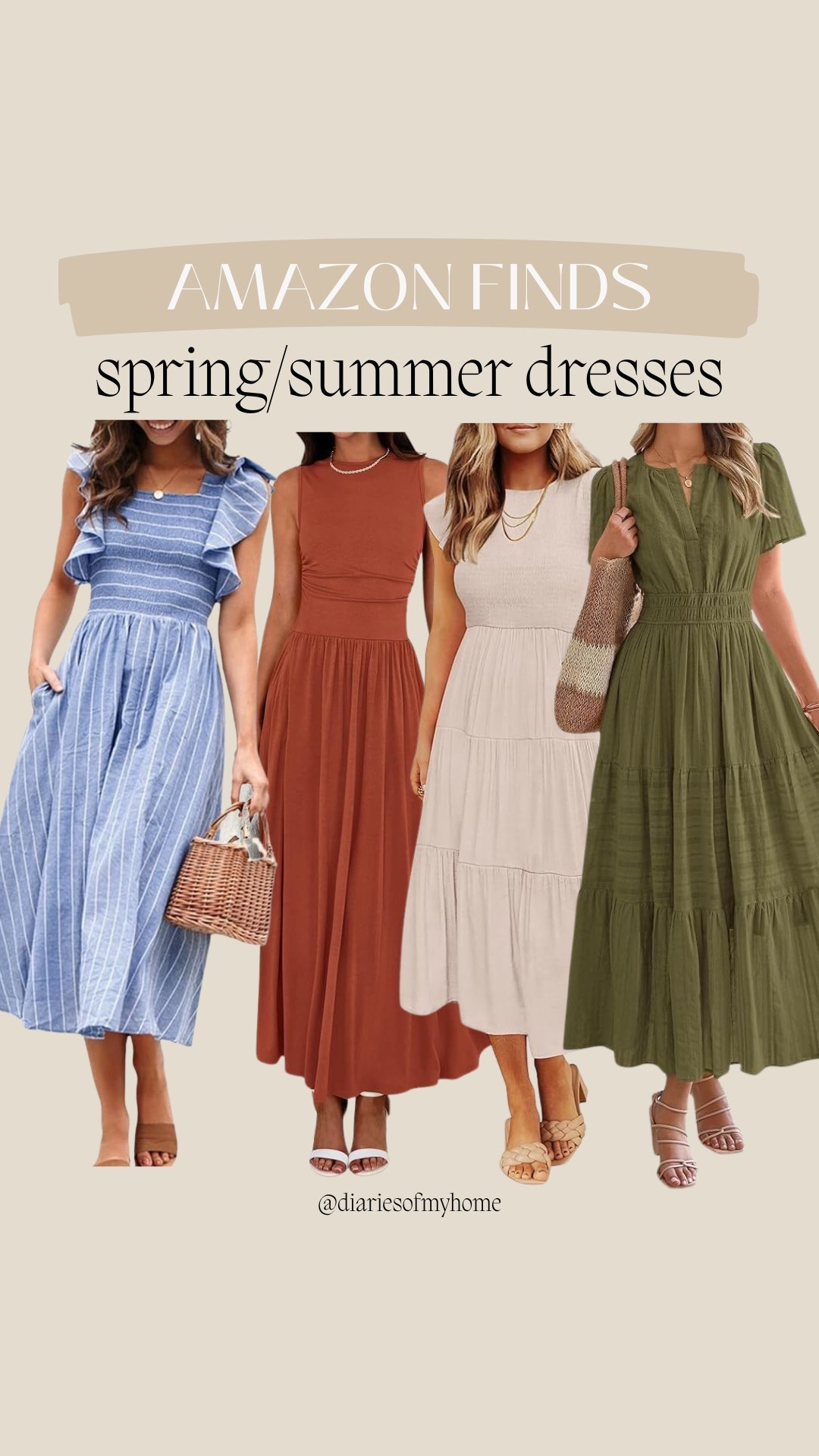 Amazon Finds: spring and summer dresses 

dresses, fashion, found it on amazon, amazon finds, amazon fashion 

#LTKParties #LTKWatchNow #LTKTravel