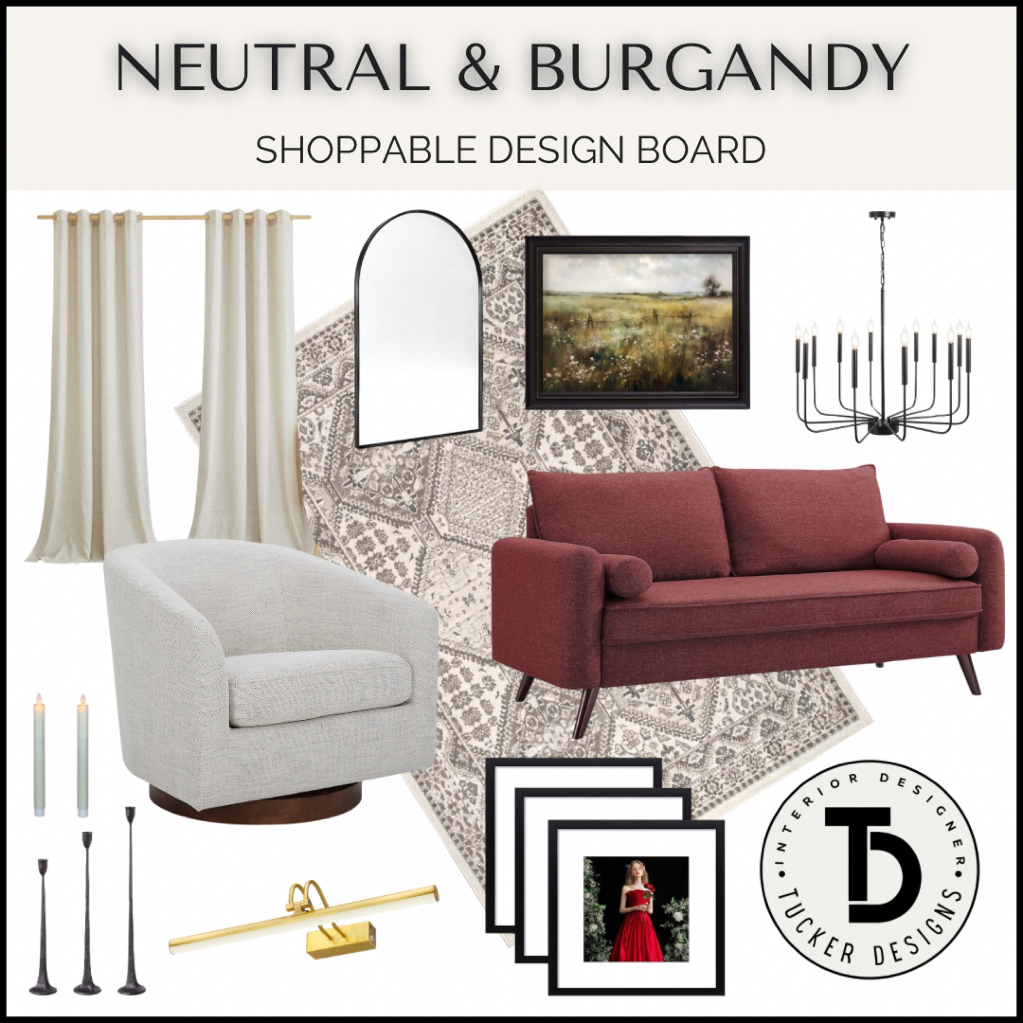 Add a touch of warmth to your neutral living room by infusing the deep and rich color of burgundy. This age old color will bring a new level of sophistication to your decor palette.

#LTKhome