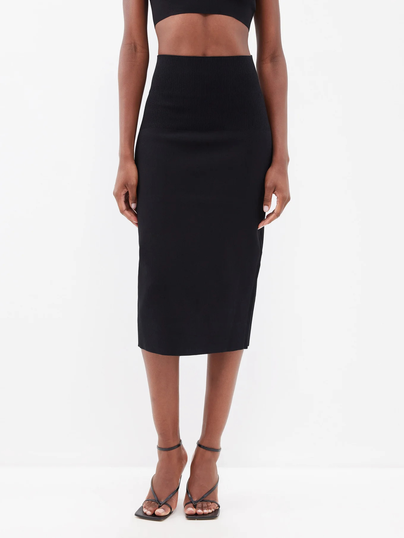 VB Body jersey midi skirt | Victoria Beckham | Matches (US)