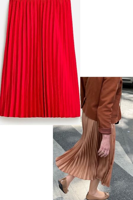 From Paris to home, the pleated skirt is a trend I found in Paris that I know will be a big trend back in the US. This one comes in a midi and short length and in multiple colors. I love the red for the holidays. 

#LTKstyletip #LTKSeasonal #LTKunder100