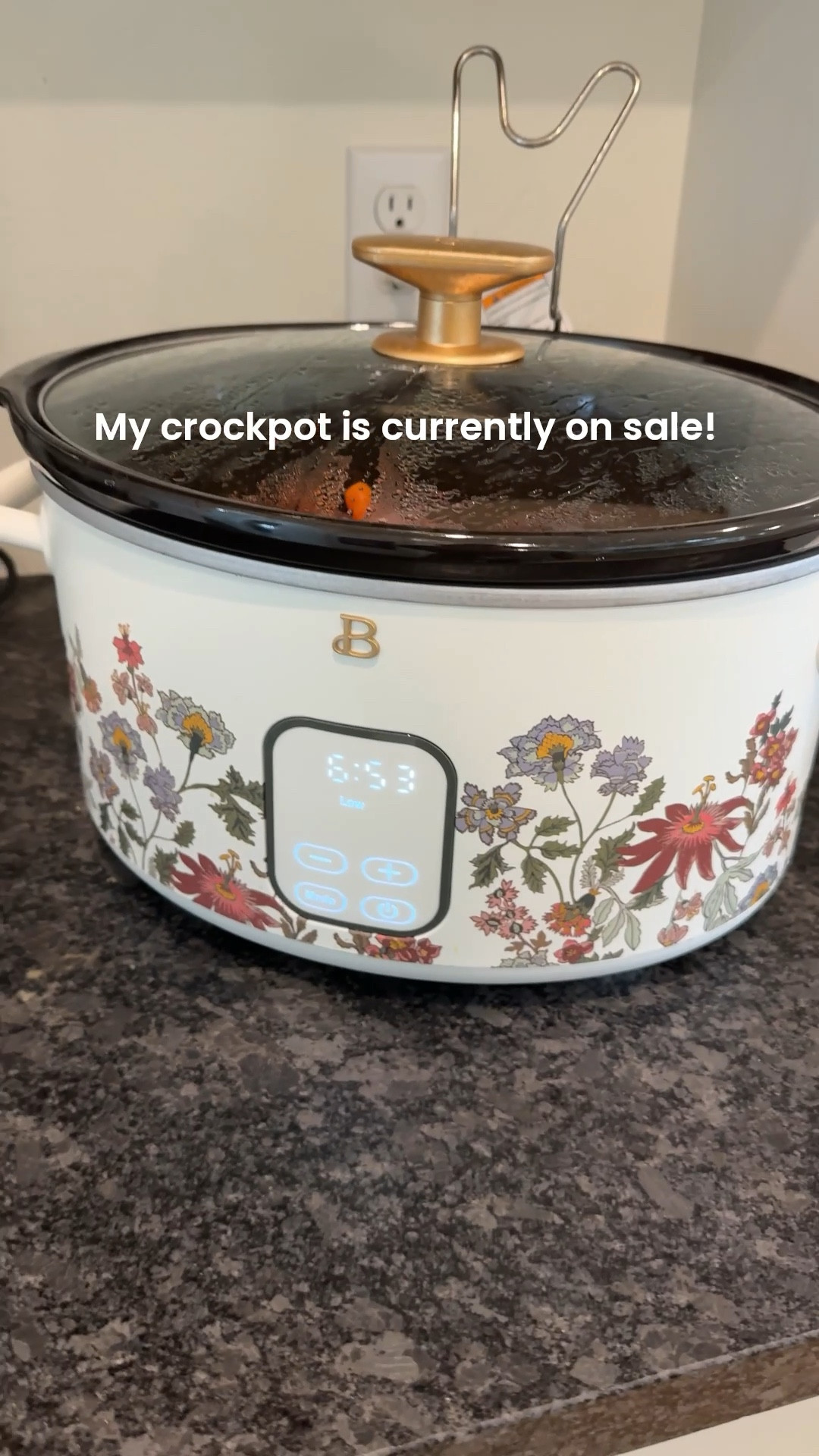 Love this crockpot I got at Walmart!