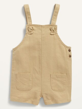 Knotted-Strap Linen-Blend Shortalls for Baby$19.99Color: BiscuitSize:0-3 M3-6 M6-12 M12-18 M18-24... | Old Navy (US)