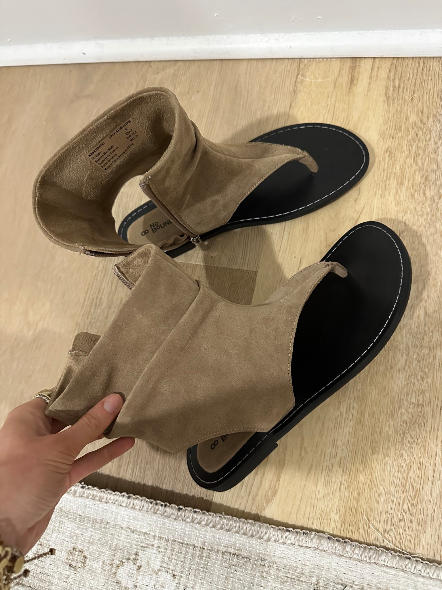 Step up your shoe game with the No Boundaries Women’s Covered Thong Sandals—where cool style meets comfort. These sandals serve effortless vibes without compromising on edge or ease. Designed with a sleek hooded upper and contrast sole stitching, they deliver a fresh, street-smart look. The cushioned heel and flexible sole provide all-day comfort, while the convenient side zipper lets you slip in and out with zero fuss. Perfect for your everyday hustle, these sandals are the stylish, comfy essential you didn’t know you needed. Walk light. Look right. Only at Walmart. @walmartfinds 

#LTKootd #LTKFestival #LTKSaleAlert