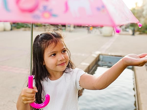 Wildkin Kids Umbrella for Boys & Girls, Features Rainproof Canopy and Curved Handle for Easy Hang... | Amazon (US)