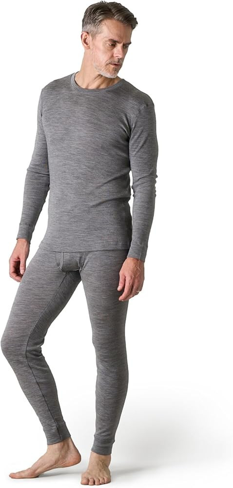LAPASA Men's 100% Merino Wool Base Layer Set Lightweight Midweight Thermal Underwear Activewear L... | Amazon (US)