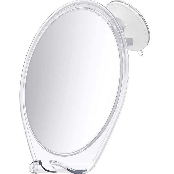 HoneyBull Shower Mirror Fogless for Shaving - with Suction, Razor Holder for Shower & Swivel, Mir... | Amazon (US)