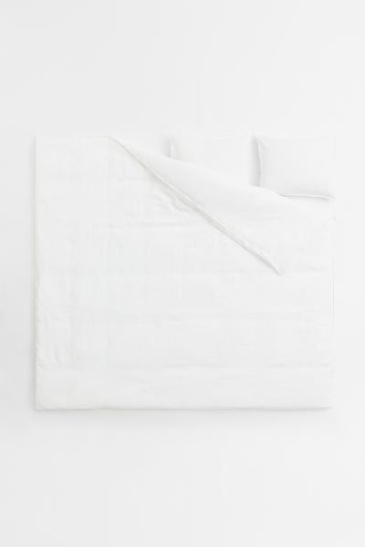 Linen King/Queen Duvet Cover Set | H&M (US + CA)