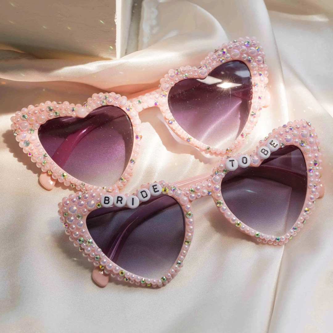 Bachelorette Sunglasses,bride Pearl Sunglasses,bride Team,bride Tribe,bridesmaid,bride to Be Sung... | Etsy (US)