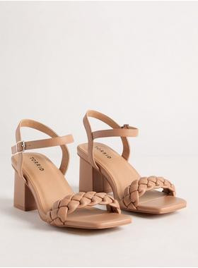Braided Single Band Block Heel (WW) | Torrid (US & Canada)