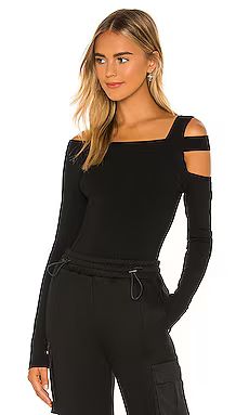 h:ours Milee Long Sleeve Top in Black from Revolve.com | Revolve Clothing (Global)