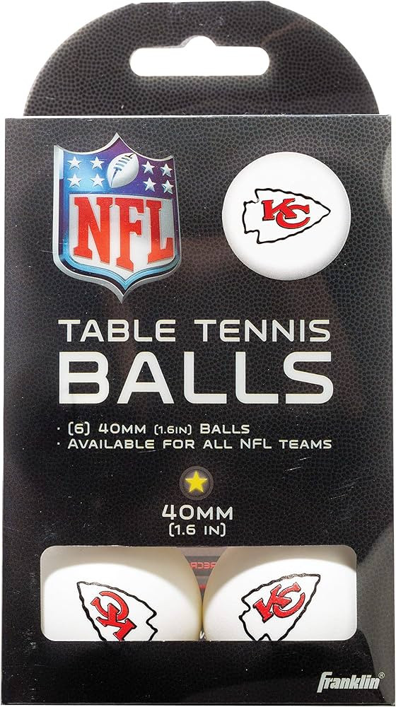 Franklin Sports Team Licensed Table Tennis Balls - NFL Team Table Tennis Balls - Official Team Lo... | Amazon (US)