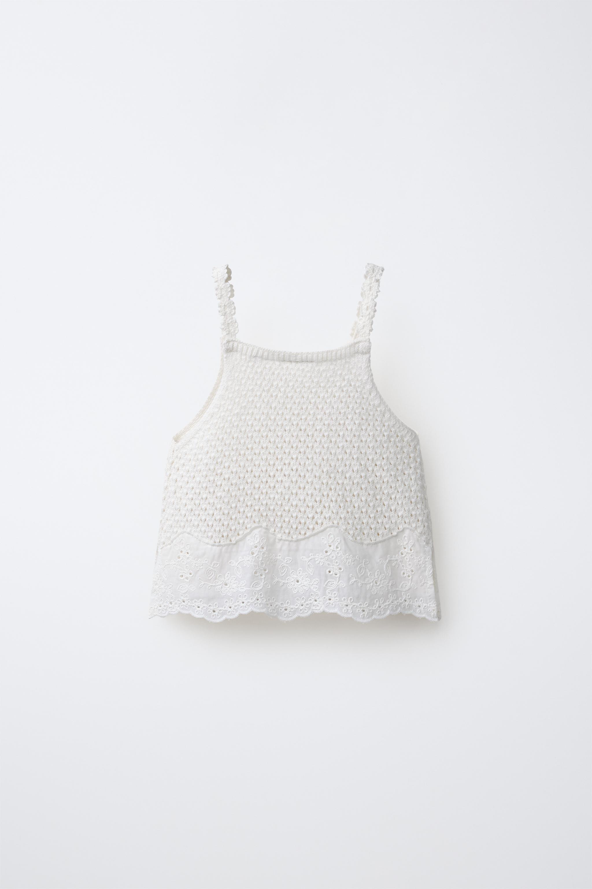 EMBROIDERED KNIT TOP | Zara US