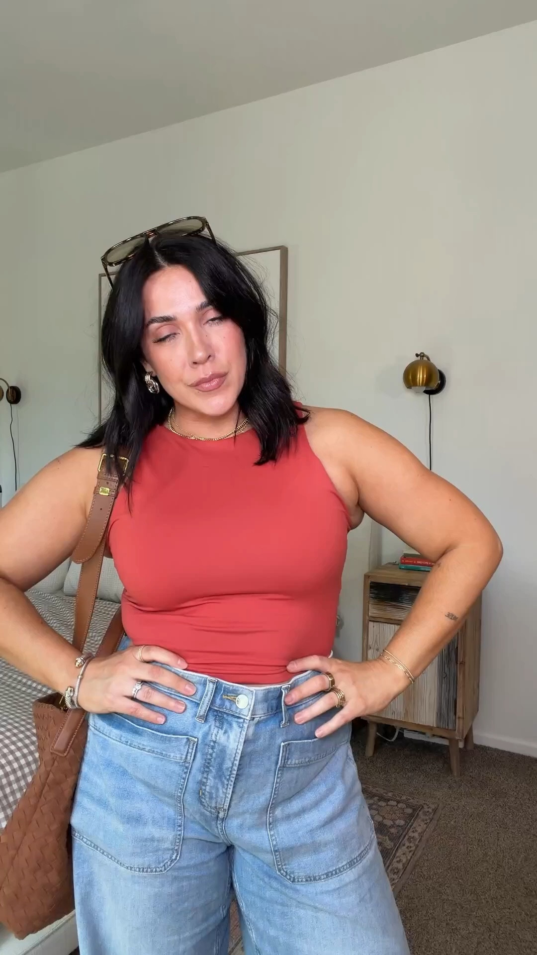 The best light jeans! I did a size L petite but could even do M. Code NINAXSPANX 

#LTKootd #LTKMidsize #LTKSeasonal