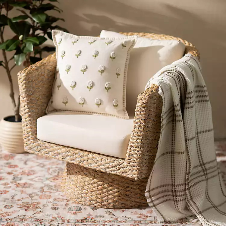 New! Sanibel Rattan Swivel Accent Chair | Kirklands