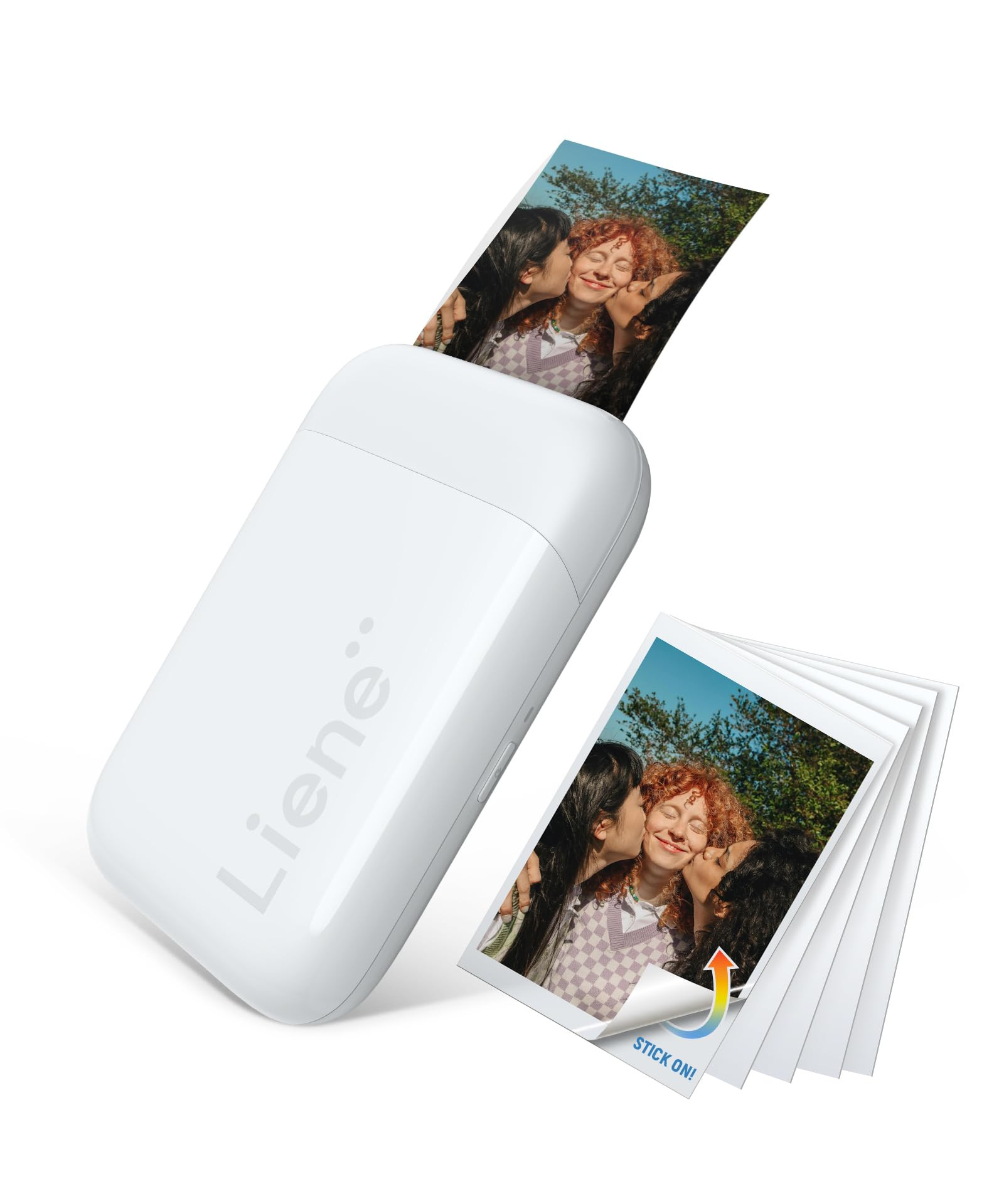 Liene 2x3” Photo Printer, Mini Picture Printer w/ 10 Zink Adhesive Paper, Bluetooth 5.0, Compat... | Amazon (US)