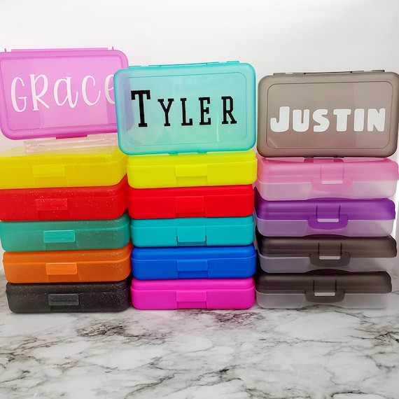 Personalized Pencil Boxes Back to School Case Lunch Box | Etsy | Etsy (US)