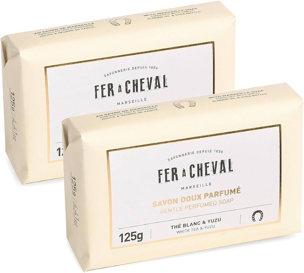 Fer \u00e0 Cheval Gentle Perfumed Soap Bars, Organic Body Bath Soap, Moisturizing Natural Bar Soa... | Amazon (US)