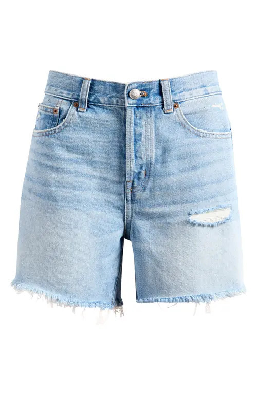 Madewell The Brynn 4.5-Inch Long Shorts in Hallstead Wash at Nordstrom, Size 25 | Nordstrom